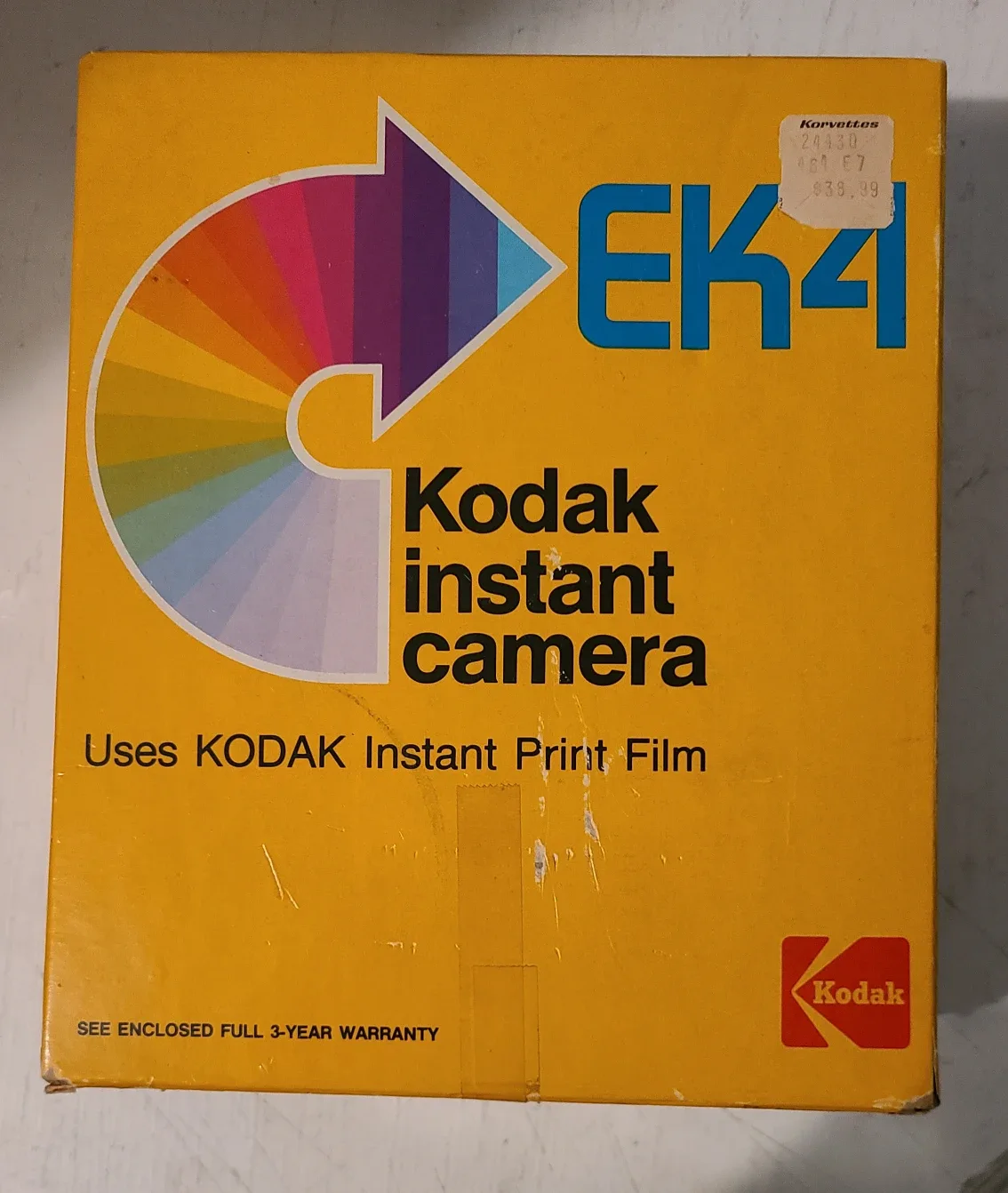 Kodak EK4 Instant Camera w/ Box