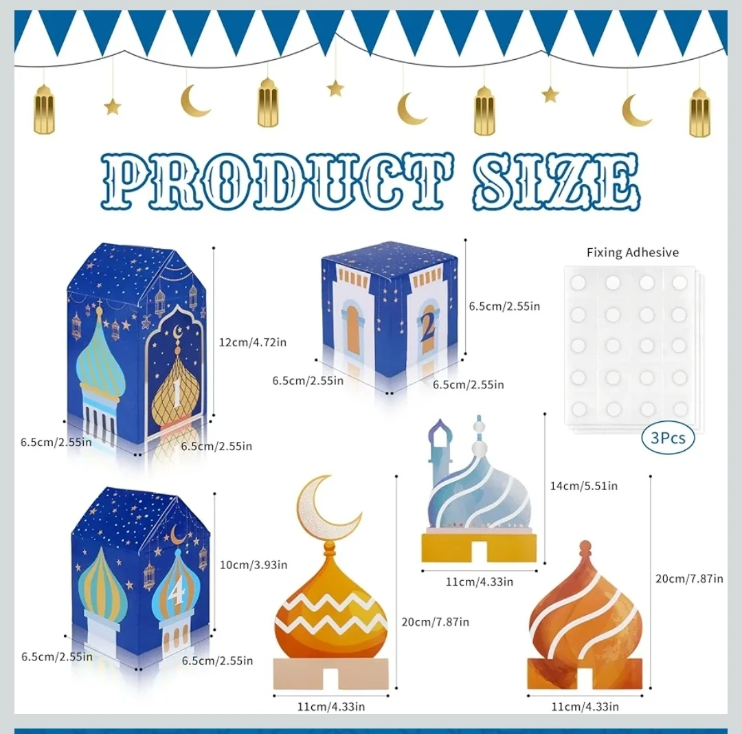 Dreamtop Ramadan 30-Day Advent Calendar – DIY Countdown Gift Box - photo 5