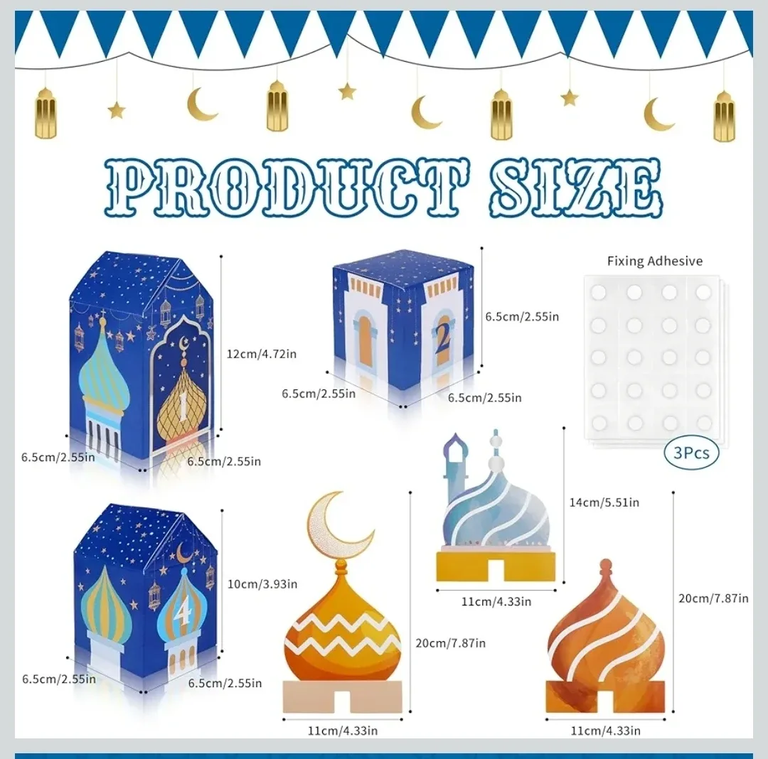 Dreamtop Ramadan 30-Day Advent Calendar – DIY Countdown Gift Box image indicator(5)