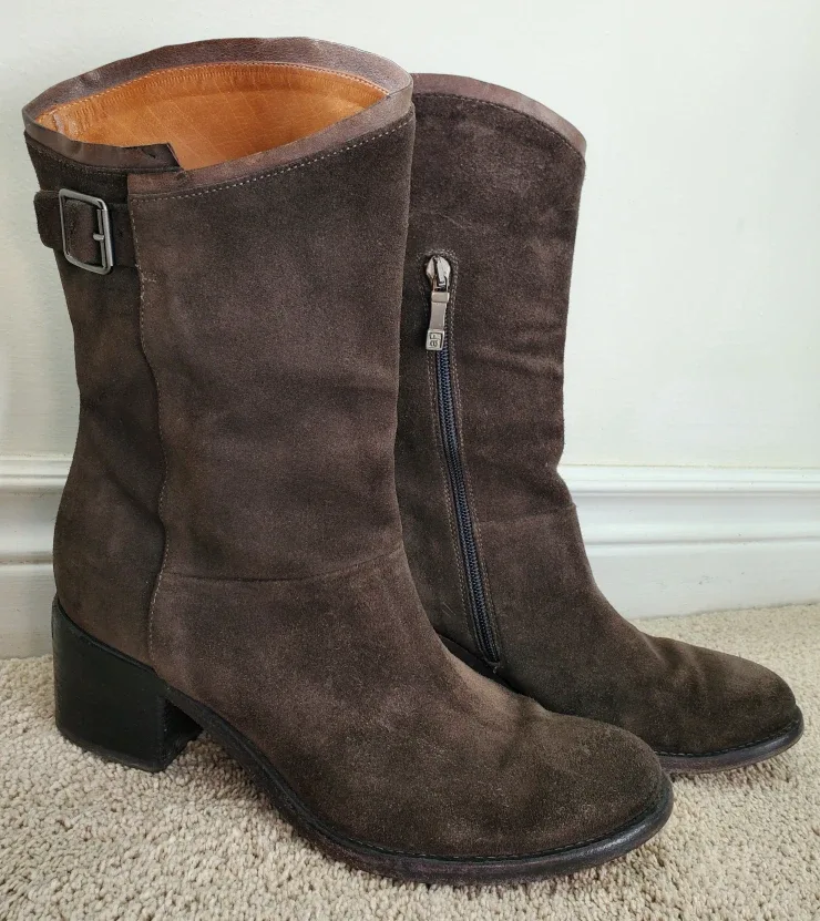 Alberto Fermani Pure Suede Boots