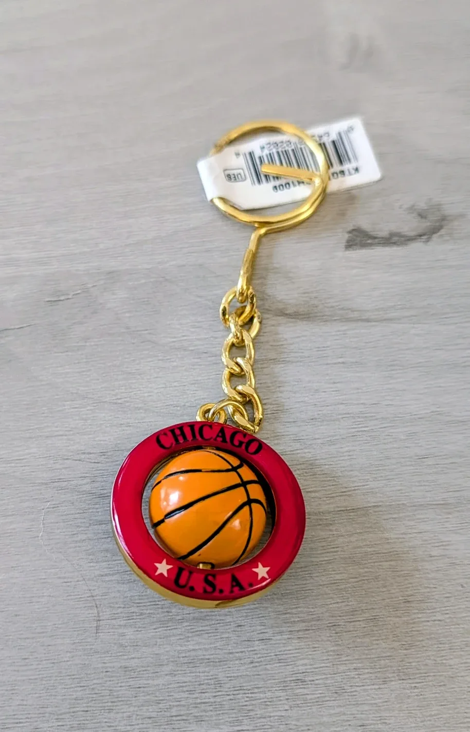 Brand New with Tags Chicago Bulls Basketball Keychain