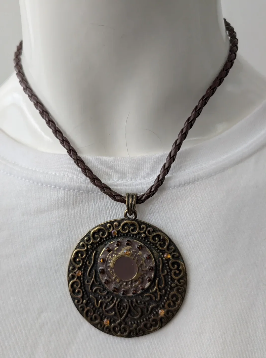 Necklace with Medal Medallion