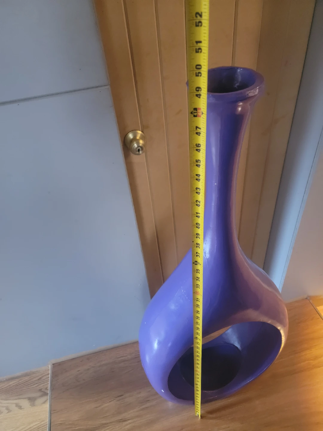 Purple Decorative Vase - 52" Tall