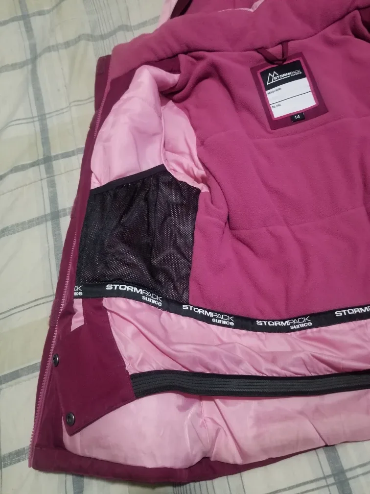Kids Pink Stormpack Sunice Jacket (Size 14) image indicator(5)