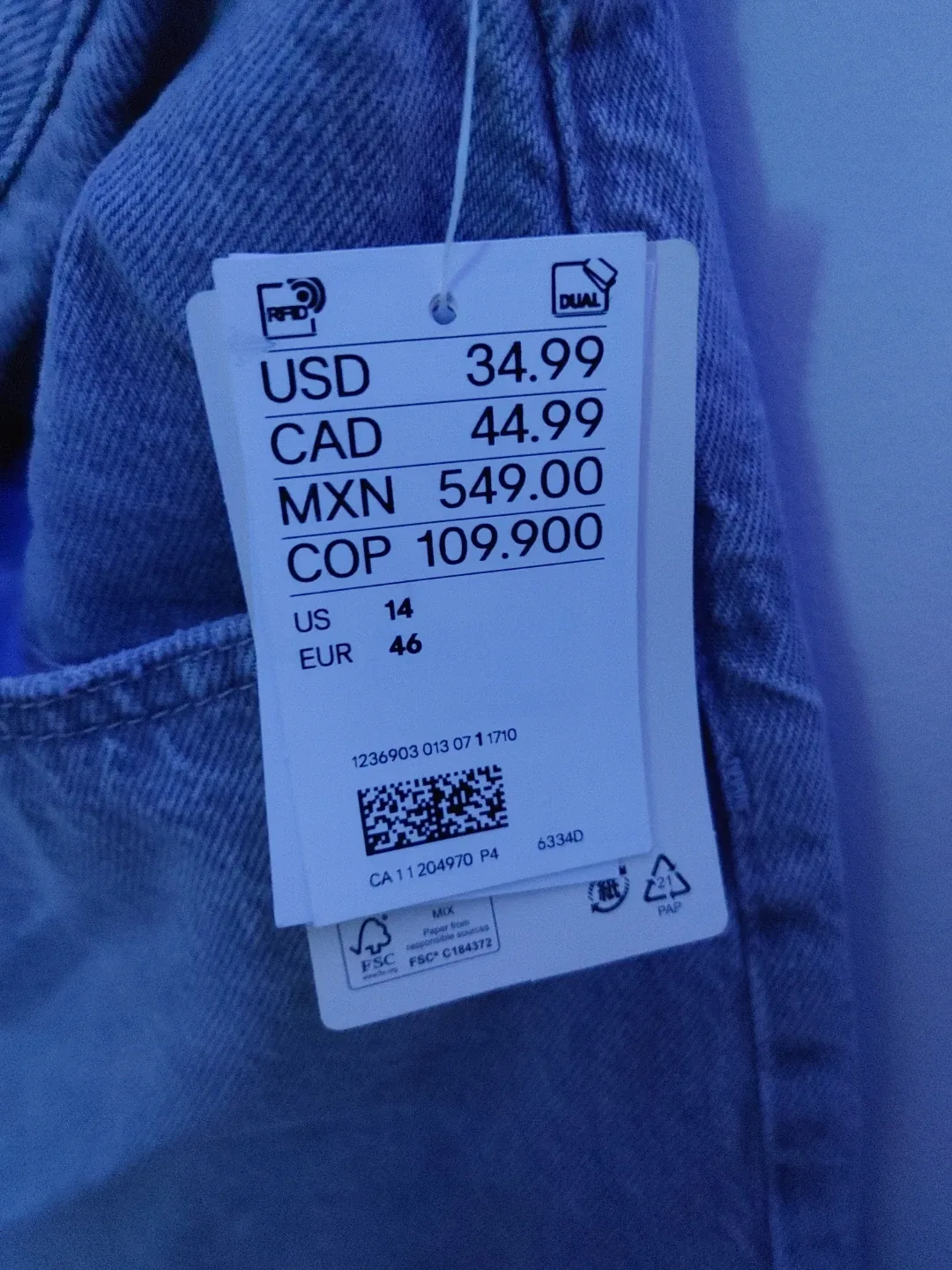 H&M Jeans US 14 / EUR 46 image indicator(2)