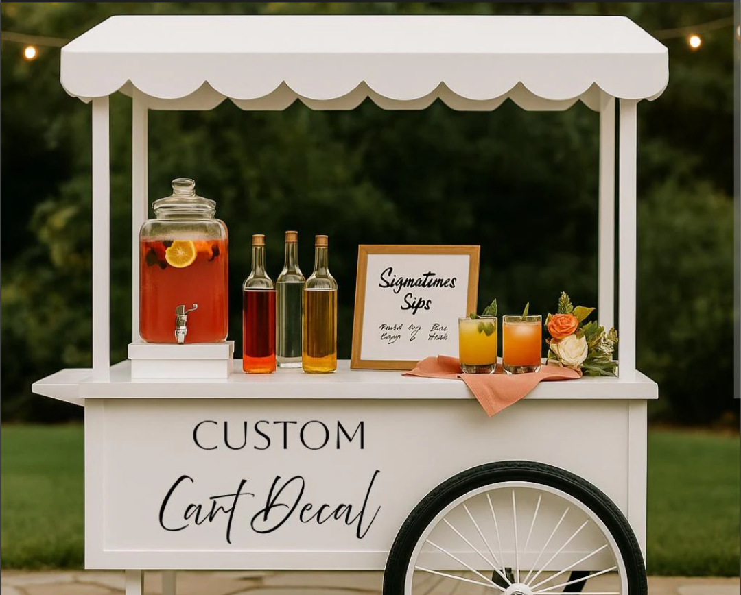 Custom Made - Mobile Wooden Cart / Kiosk