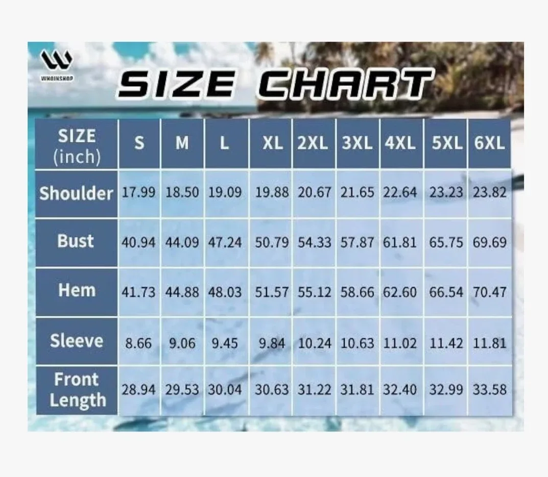 WINQINSHOP Men's Palm Tree Print Shirt (Size XL) image indicator(3)