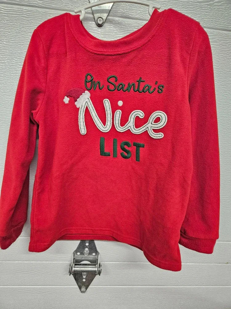 Carter's On Santa's Nice List Sweater - Size 5/5A