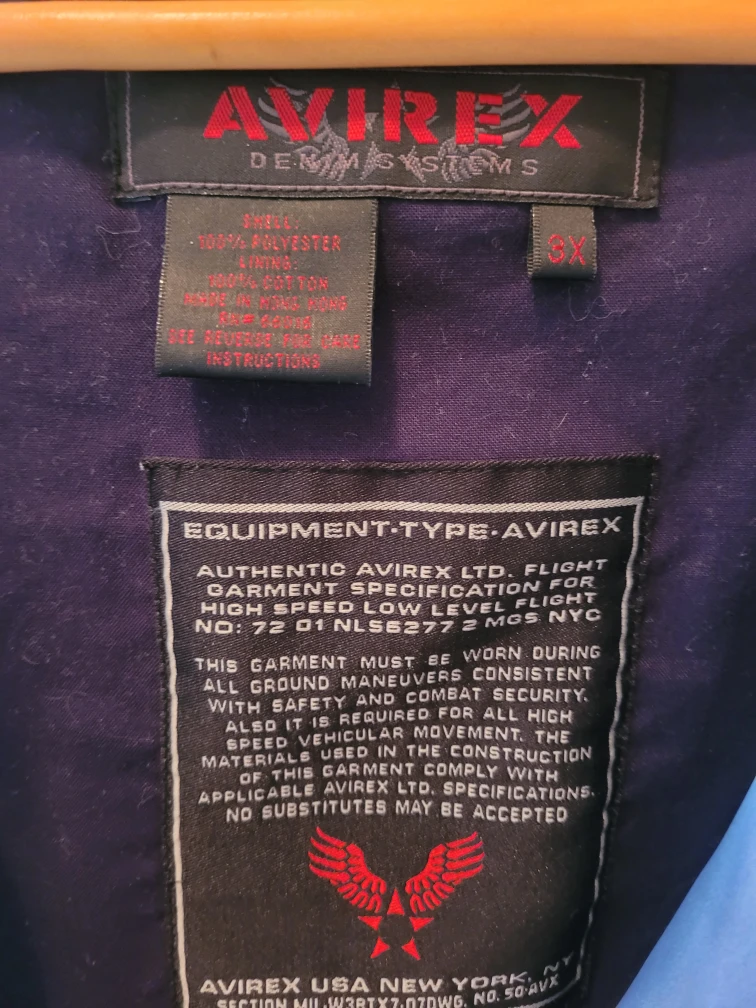 Avirex Sky Boss Jacket, Size 3X🥕🎯 - photo 3