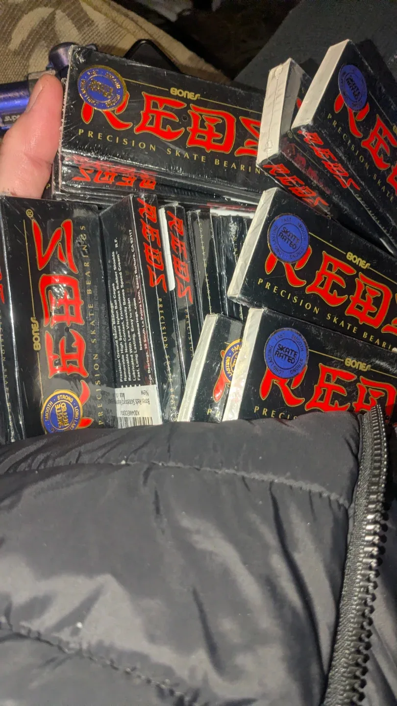 3 packs of Bones REDS each box contain 8 bearings image indicator(2)