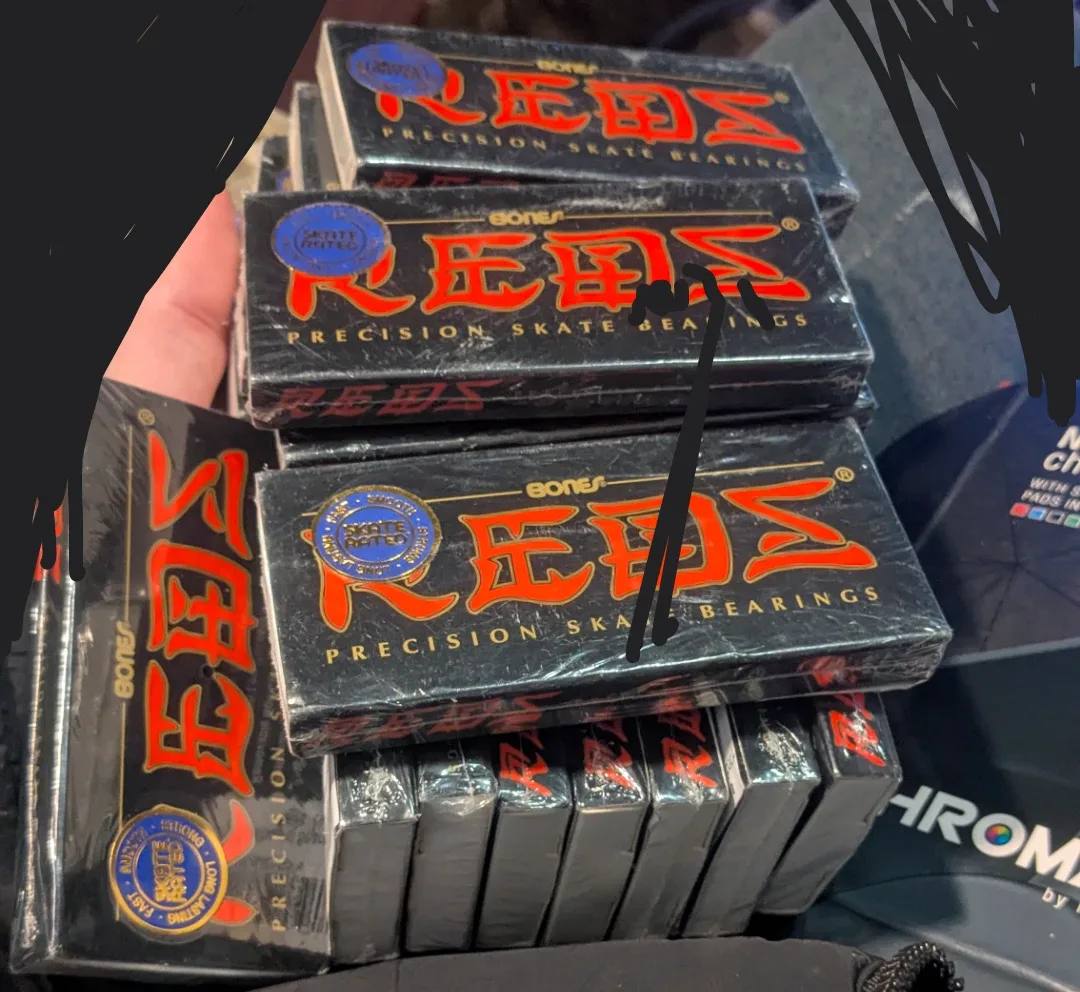 3 packs of Bones REDS each box contain 8 bearings image indicator(3)