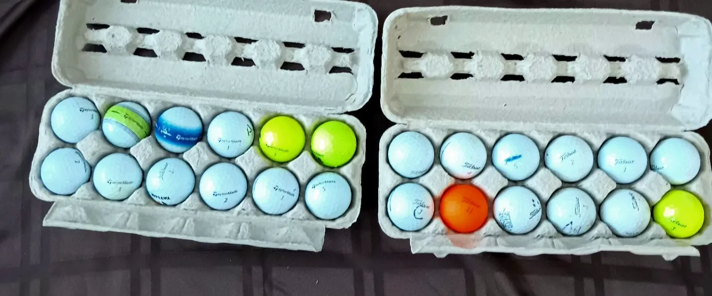 Golf Balls - Titleist, TaylorMade