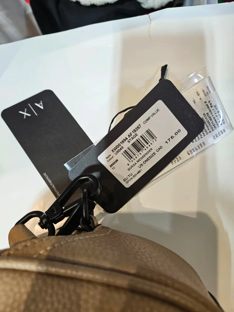 Armani Exchange Beige Crossbody Bag - New with Tags! image indicator(3)