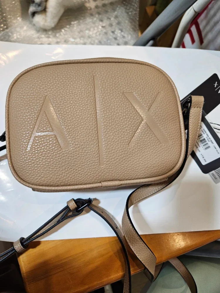 Armani Exchange Beige Crossbody Bag - New with Tags! image indicator(4)