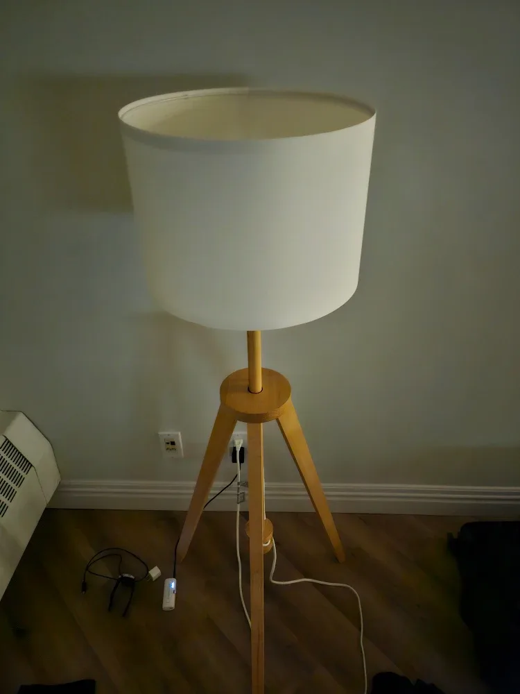 Tripod Floor Lamp - Beige Shade