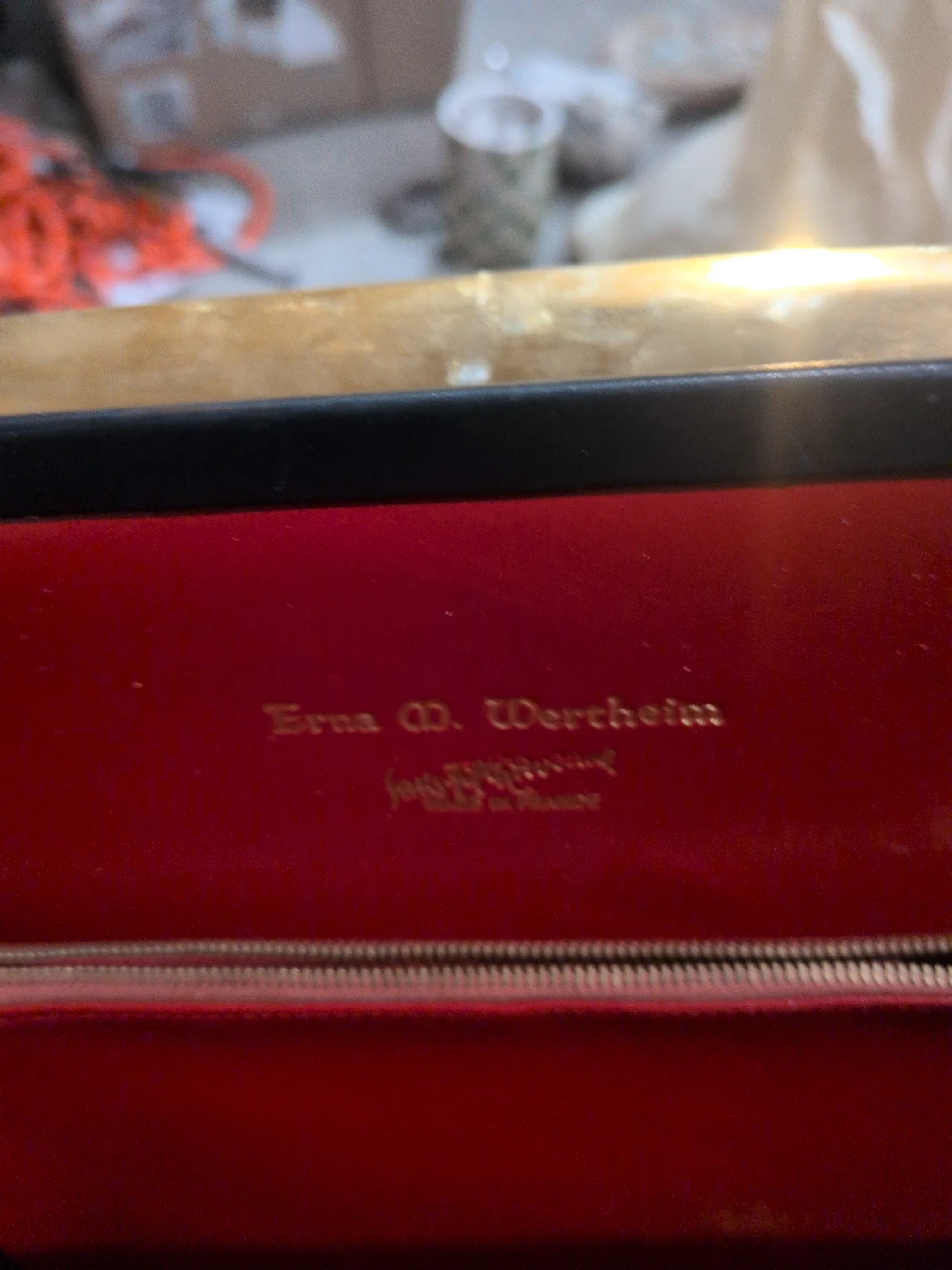 Erna M. Wertheim Black Leather Handbag - photo 3