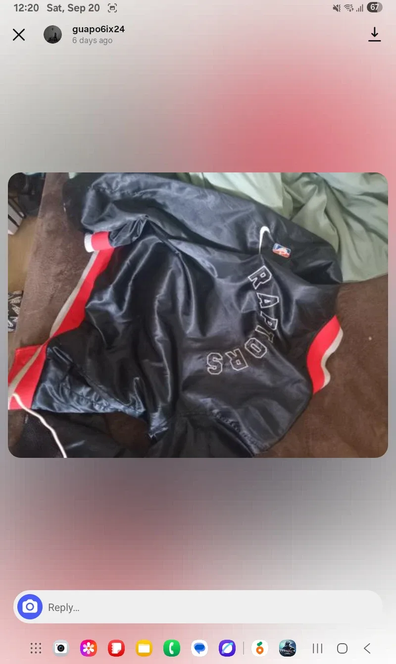 large nike/raptors jacket image indicator(2)