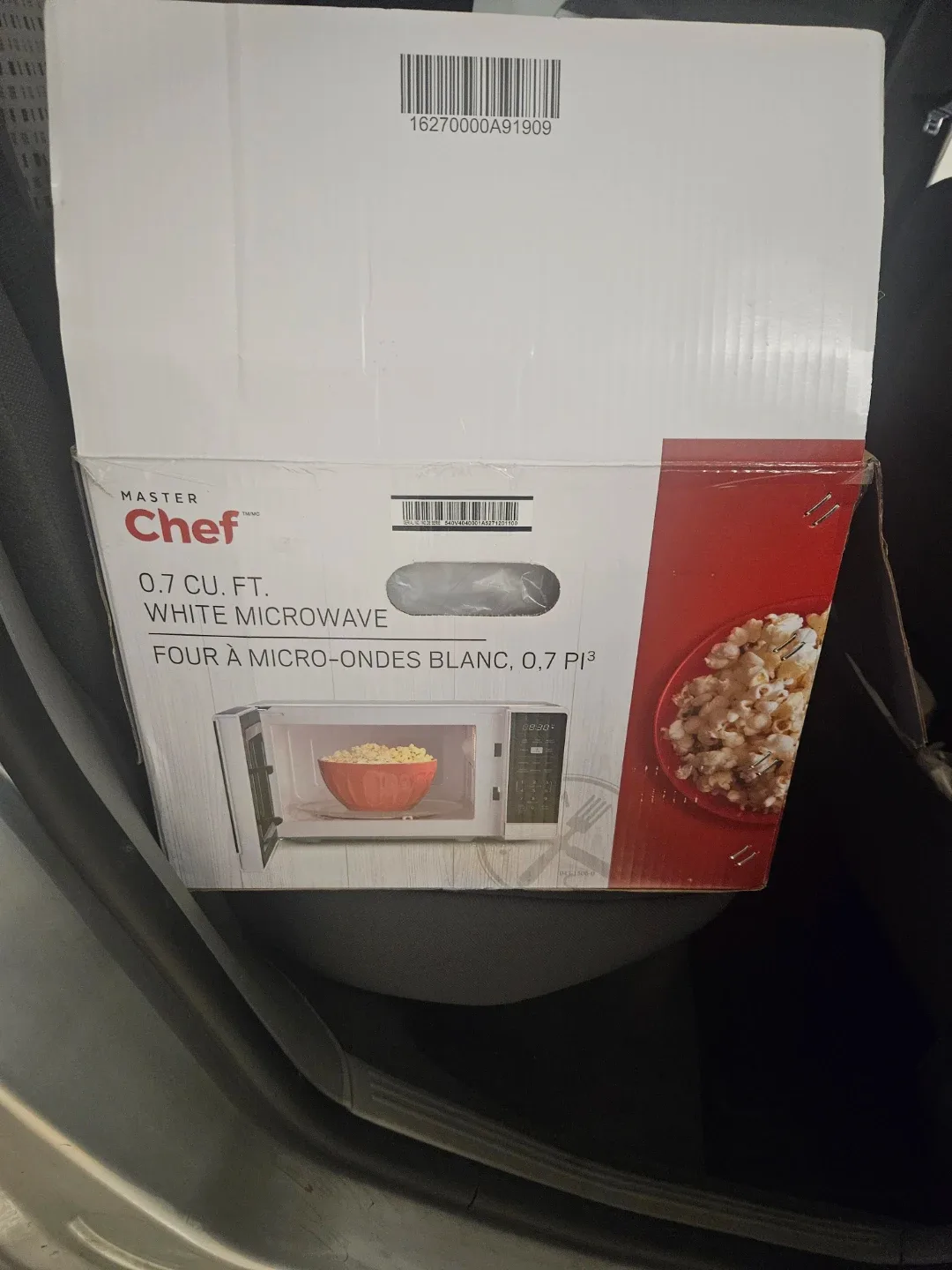 Master Chef 0.7 cu. ft. White Microwave -  in Box! image indicator(4)