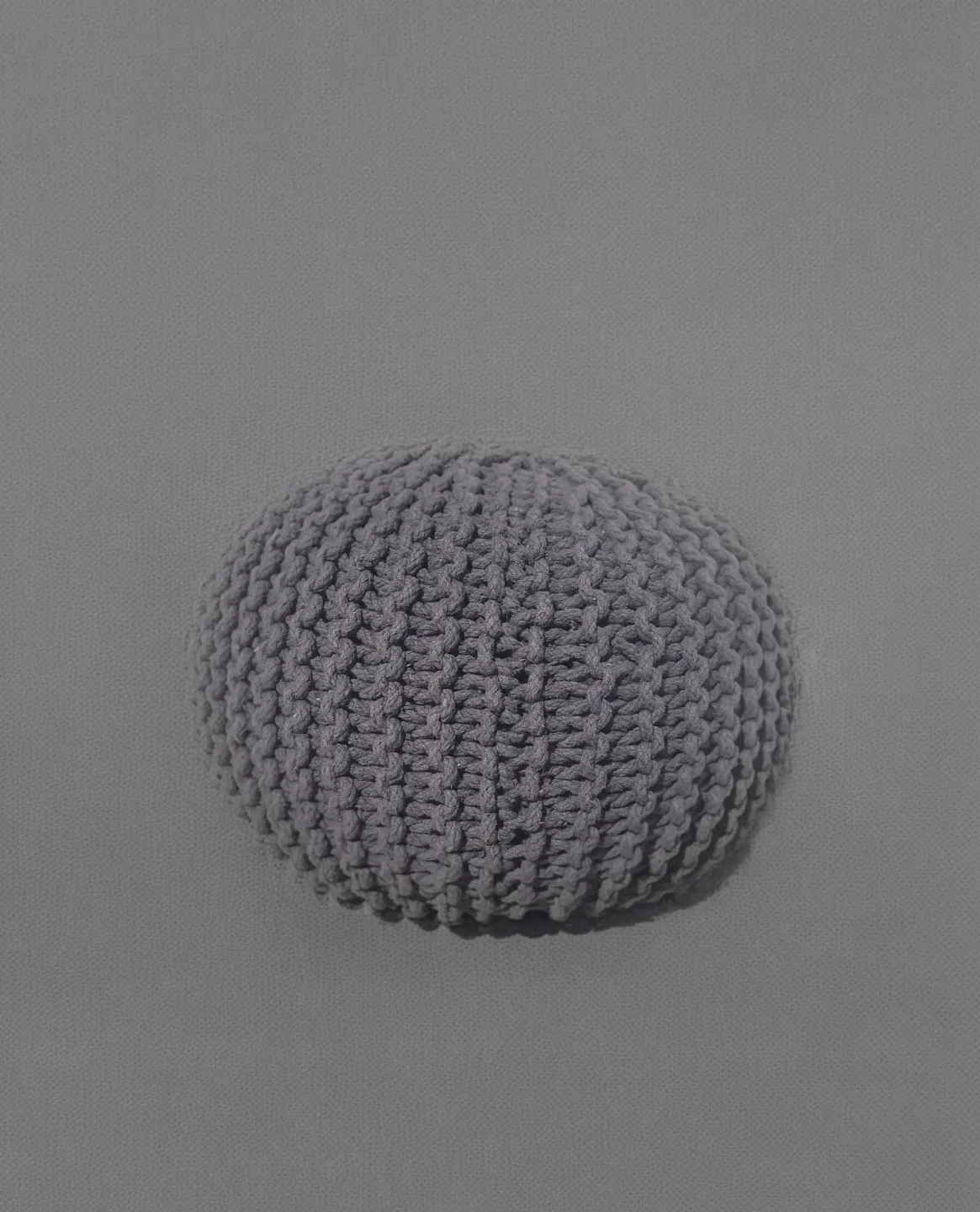 Handmade Knitted Pouf Ottoman image indicator(7)