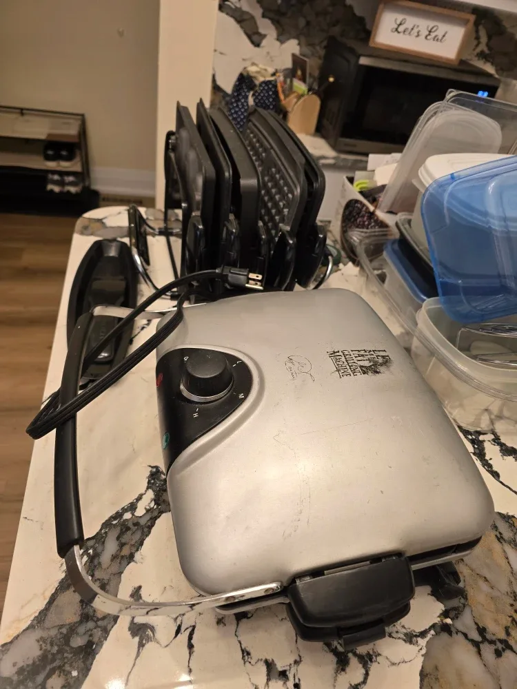 George Foreman Grill with Interchangeable Plates