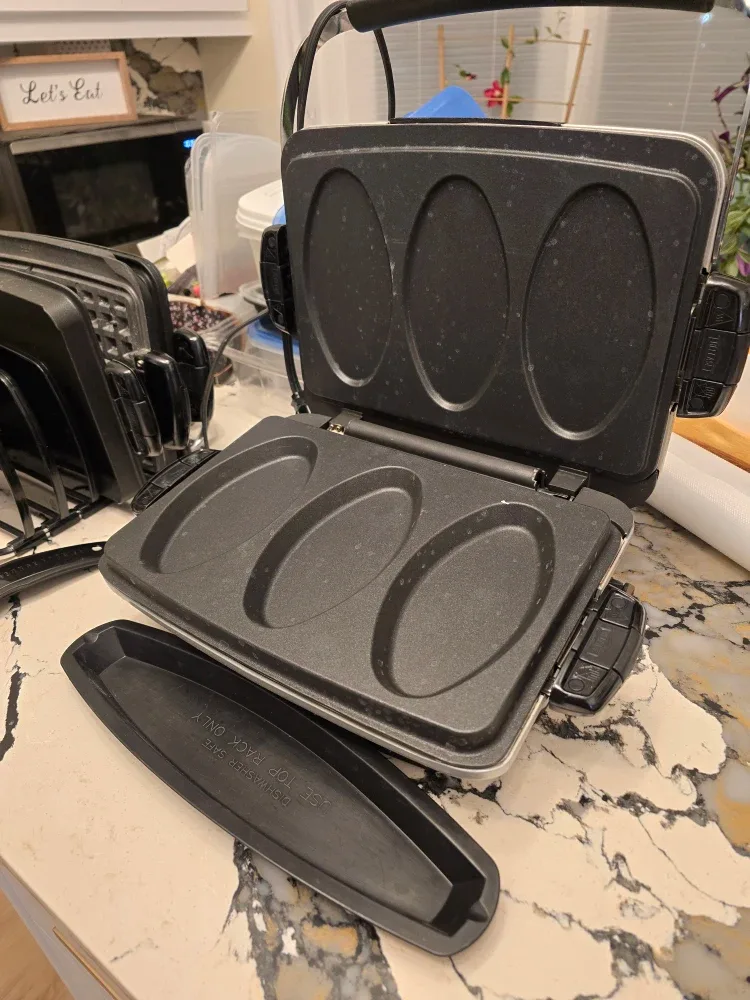 George Foreman Grill with Interchangeable Plates image indicator(4)