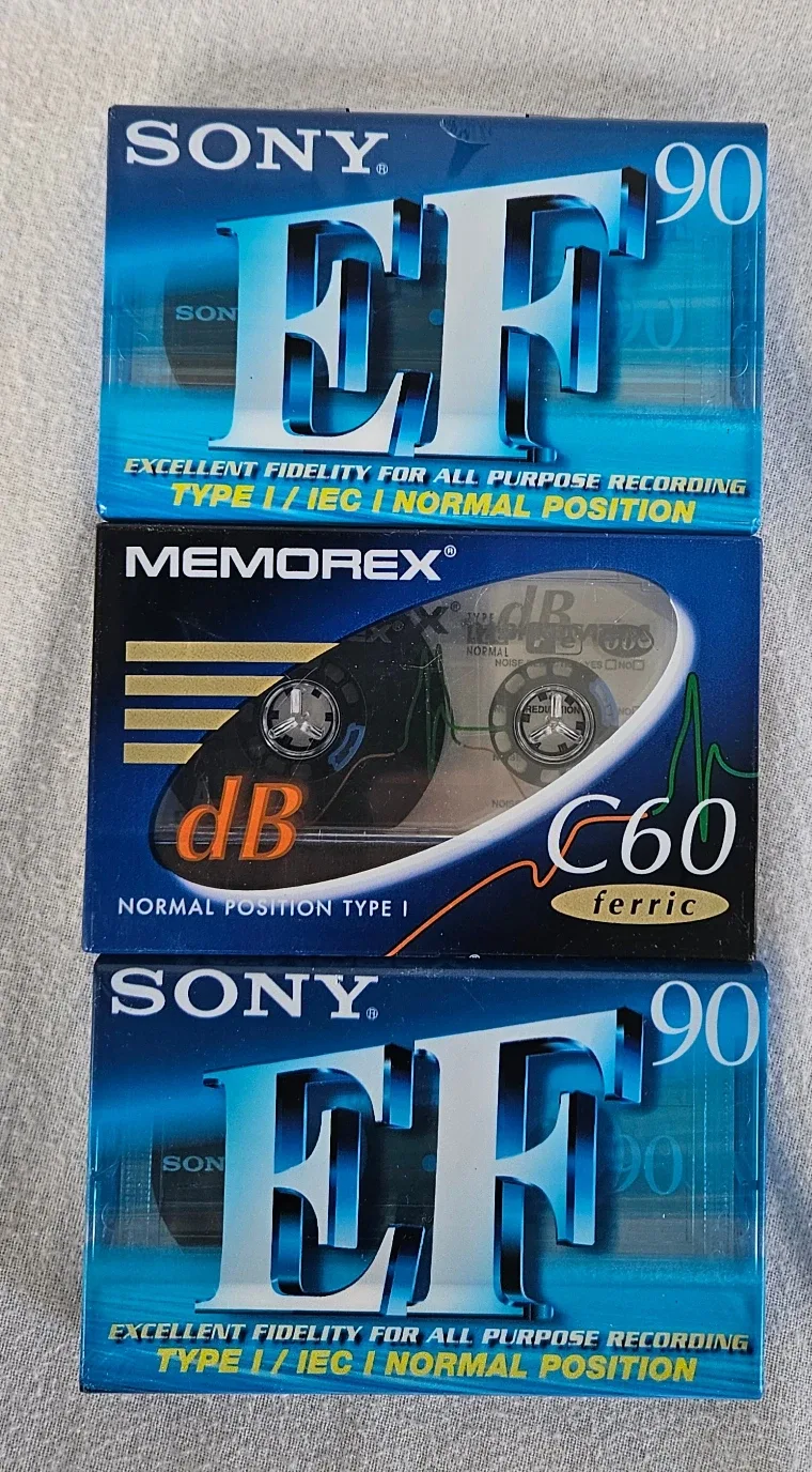 New Sony & Memorex Cassette Tapes Sealed