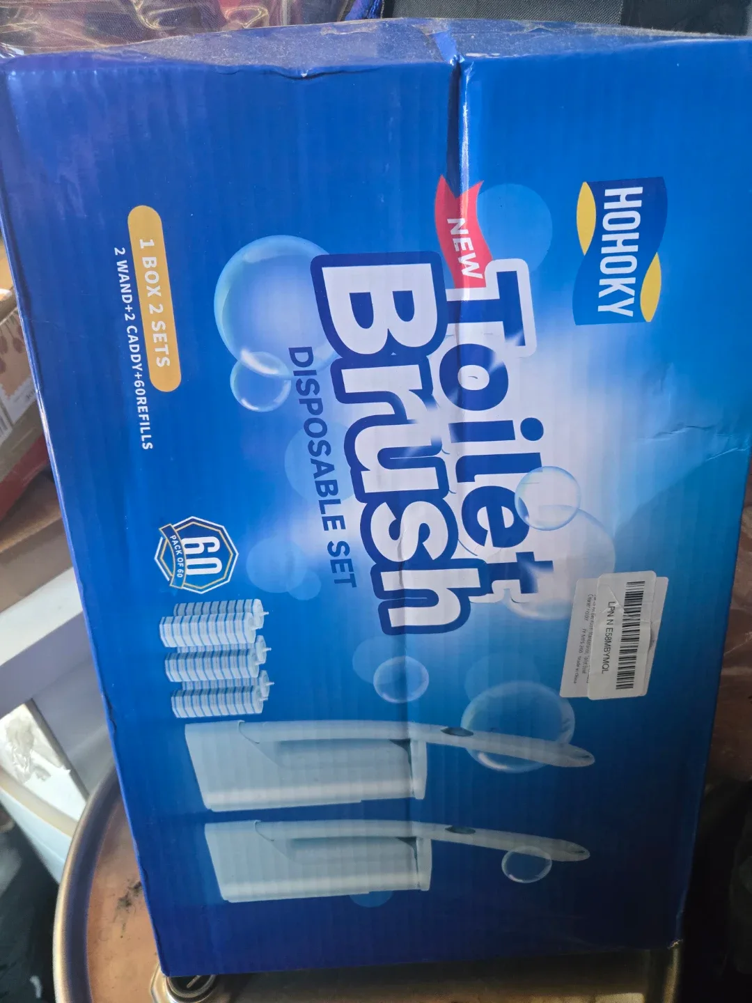 New HOHOKY Toilet Brush Disposable Set