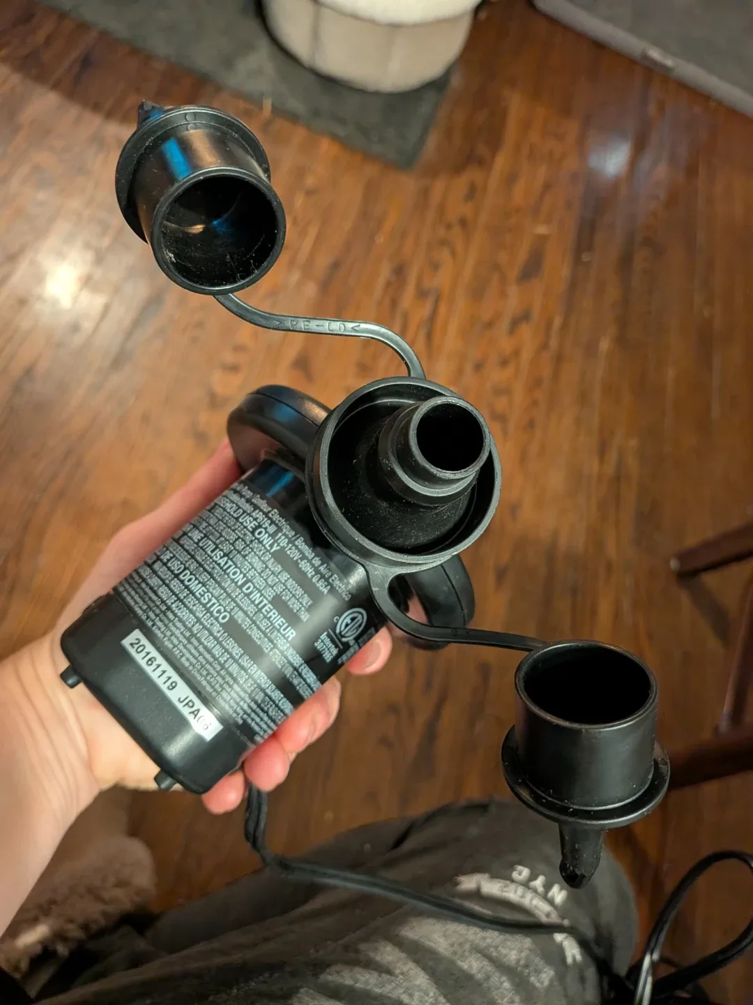 Intex Quickfill 100 mattress Air Pump image indicator(3)