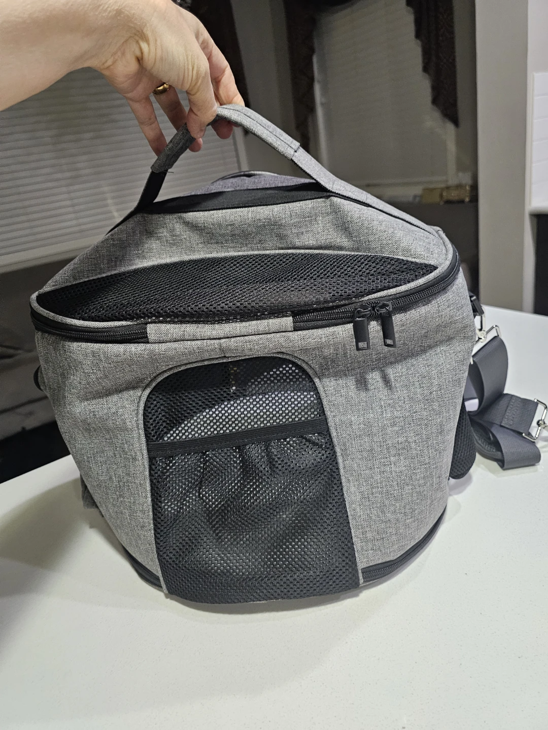 Grey Pet Carrier airline approved (New) - photo 3