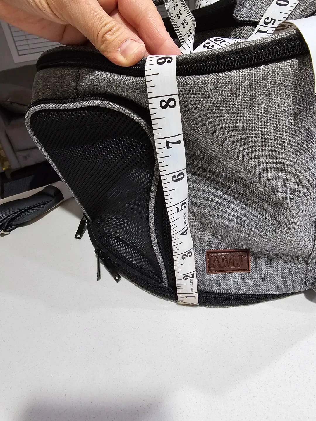 Grey Pet Carrier airline approved (New) image indicator(7)