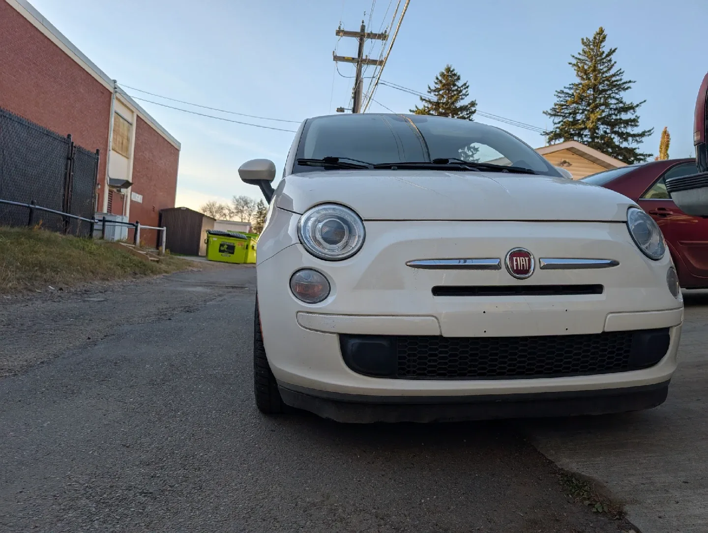 2014 Fiat 500 White image indicator(2)