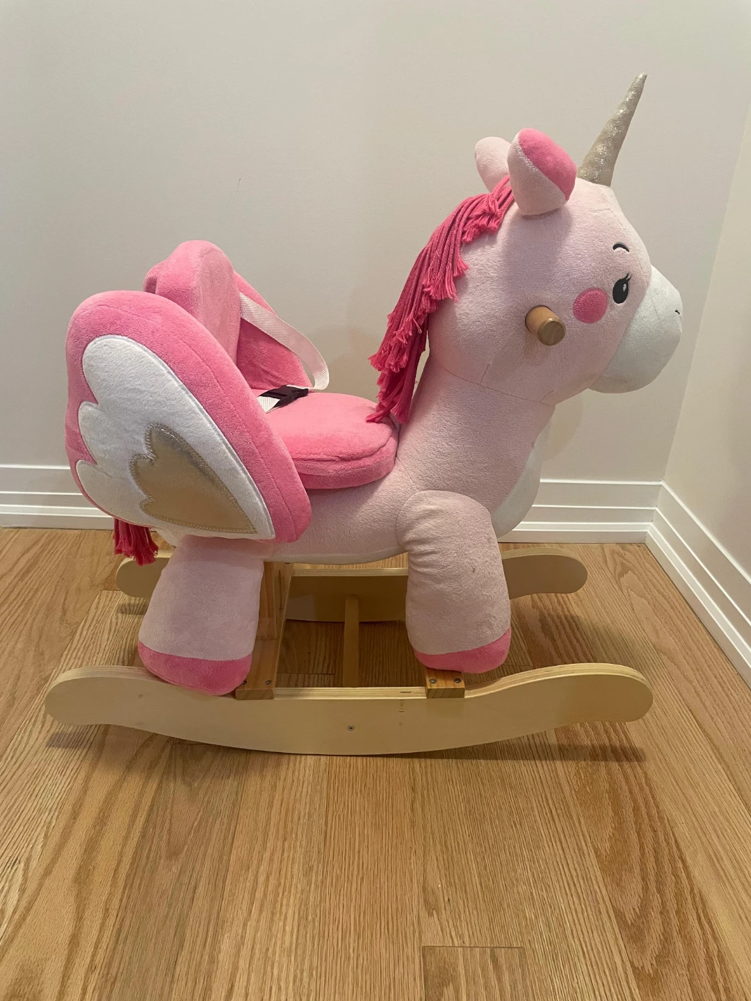 Pink Unicorn Rocking Horse