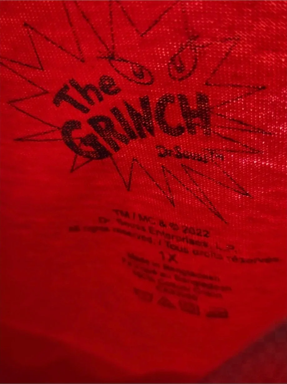 The Grinch "Nice List" Red T-Shirt - Size 1X image indicator(3)