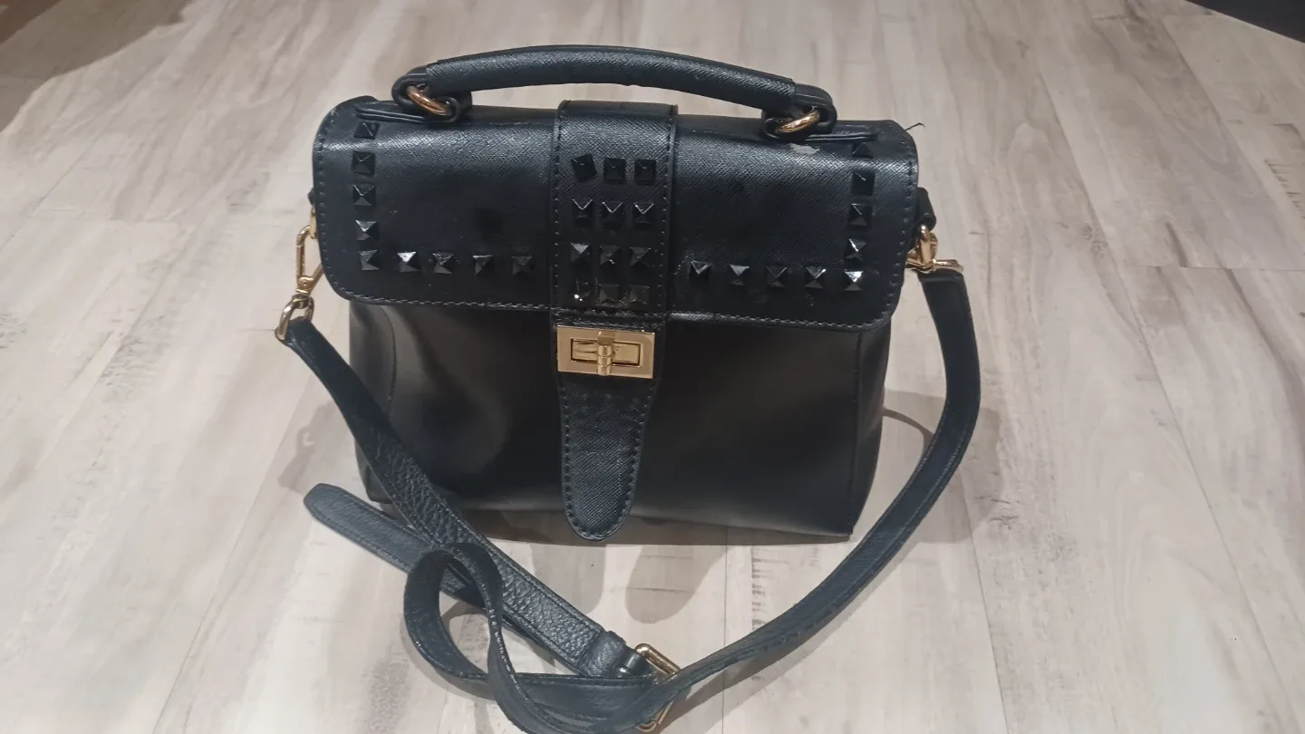 Black Studded Handbag image indicator(4)