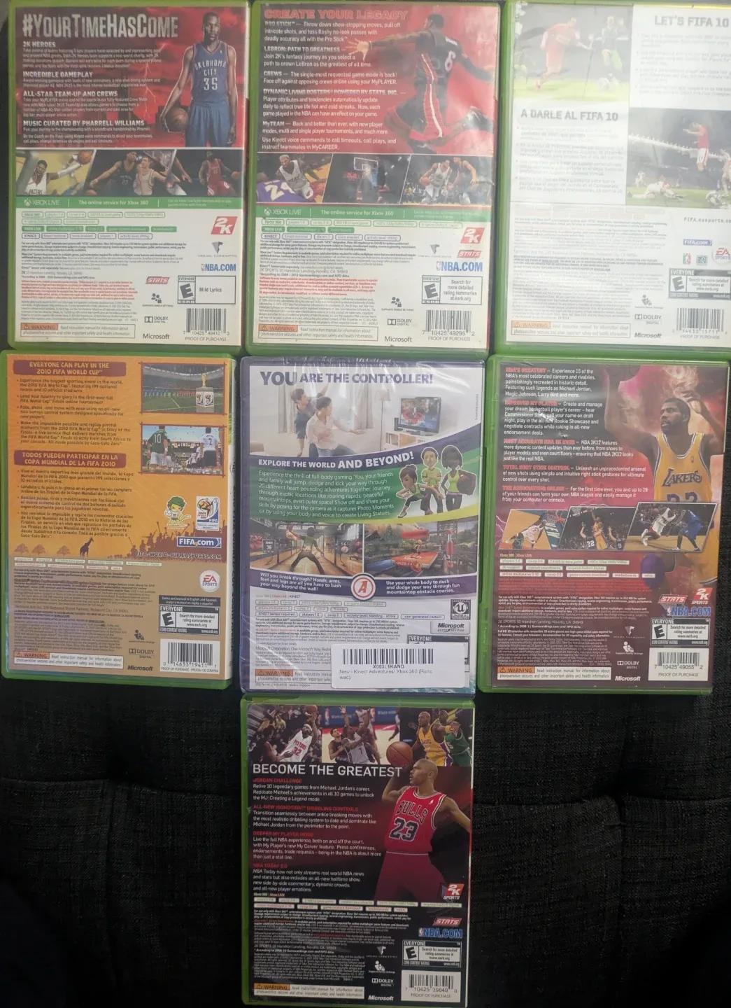 Xbox 360 Game Bundle: NBA 2K15, FIFA Soccer 10 & More! image indicator(2)