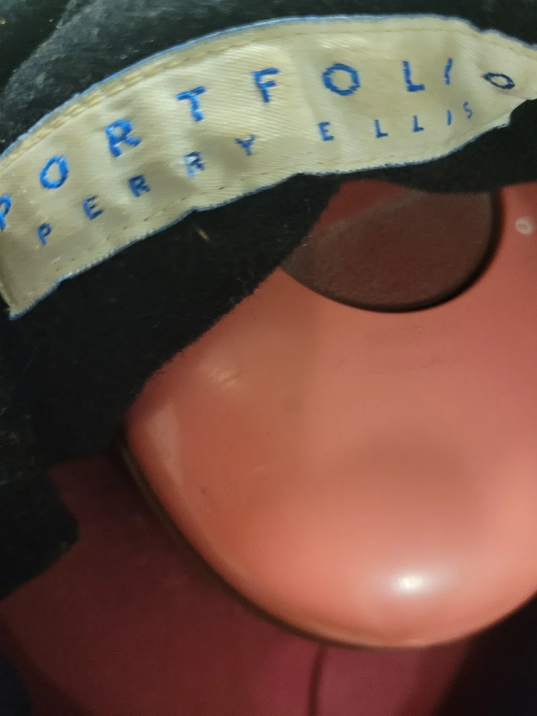 Perry Ellis Portfolio Black Wool Coat image indicator(3)