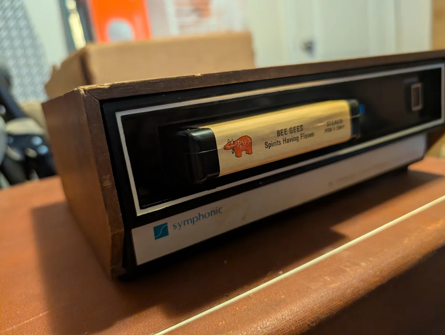 Symphonic 8 Track Cartridge Tape Deck with Speakers image indicator(7)