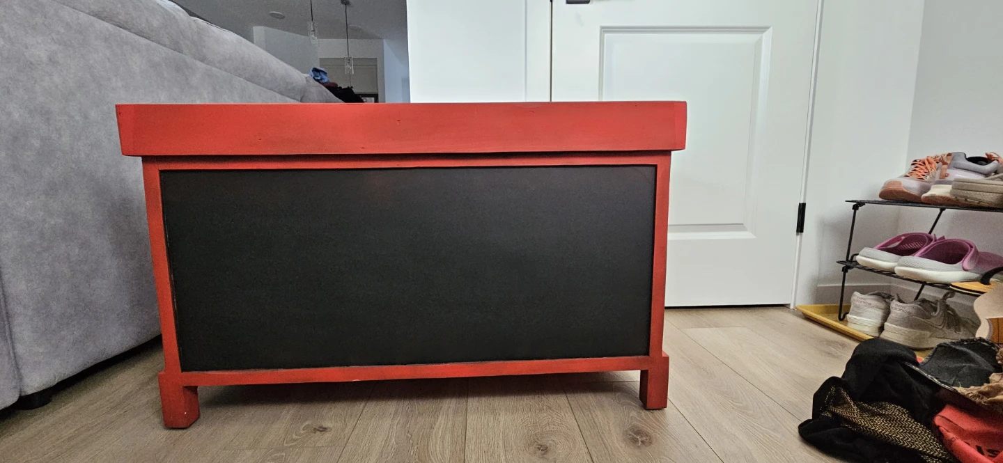 Entryway Bench with storage and chalkboard🥕 - photo 3