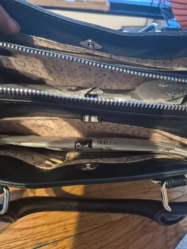 Guess Barger Black Satchel Bag image indicator(2)