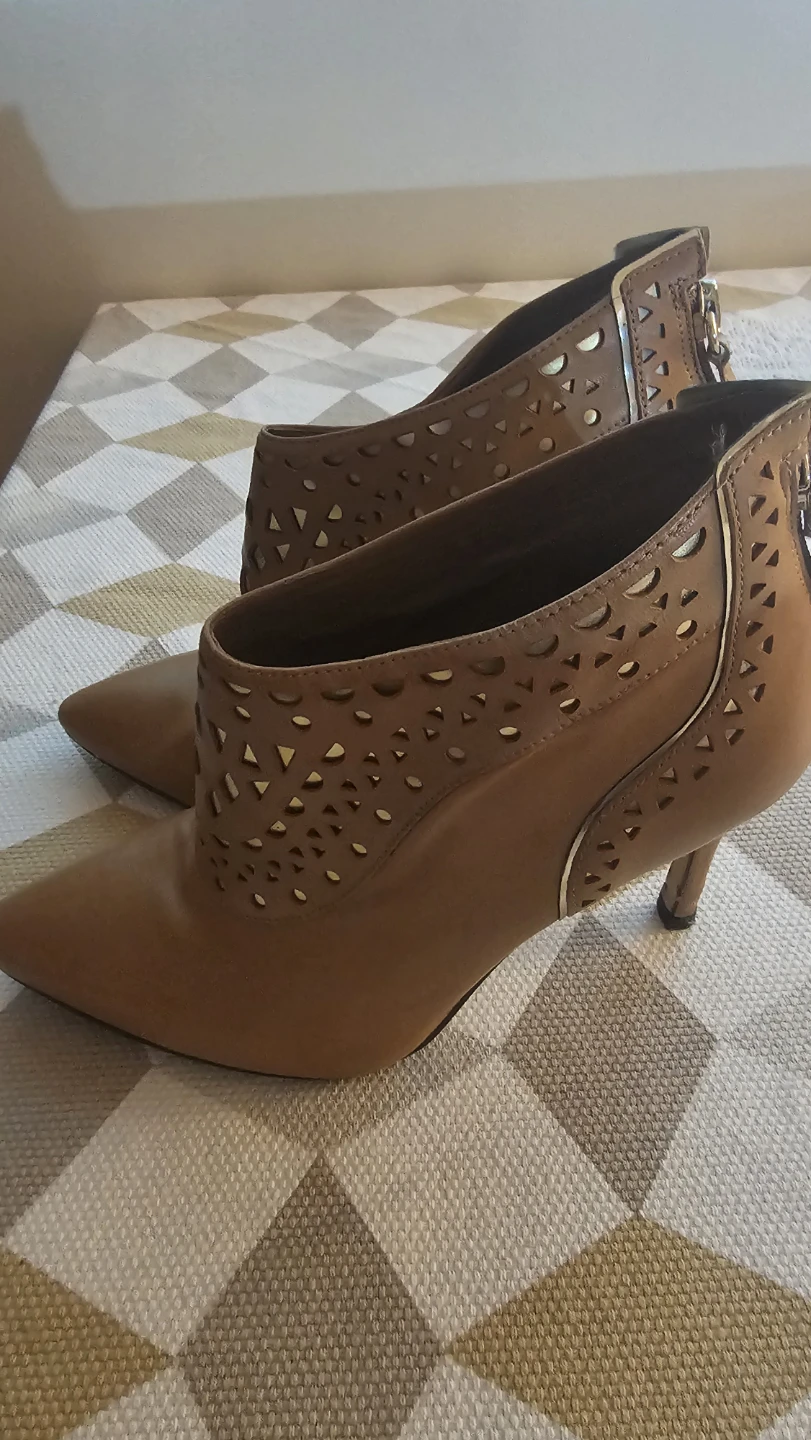 Guess Brown Leather Heels, Size 8 🥕 - photo 4