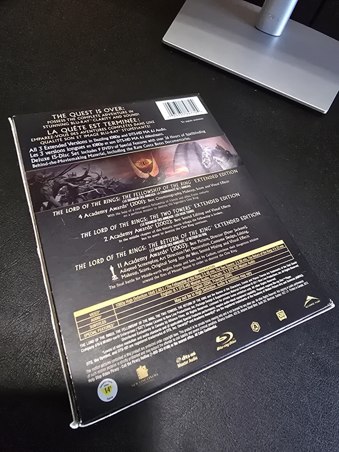 Lord of the Rings Trilogy Blu-ray Extended Edition - photo 2