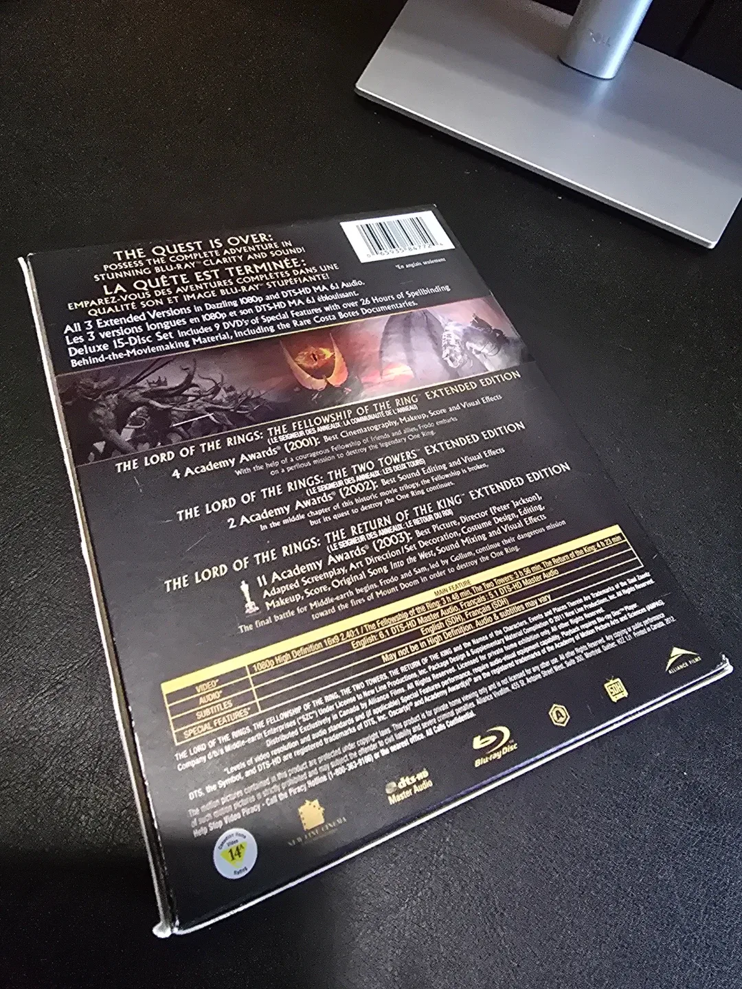 Lord of the Rings Trilogy Blu-ray Extended Edition image indicator(2)