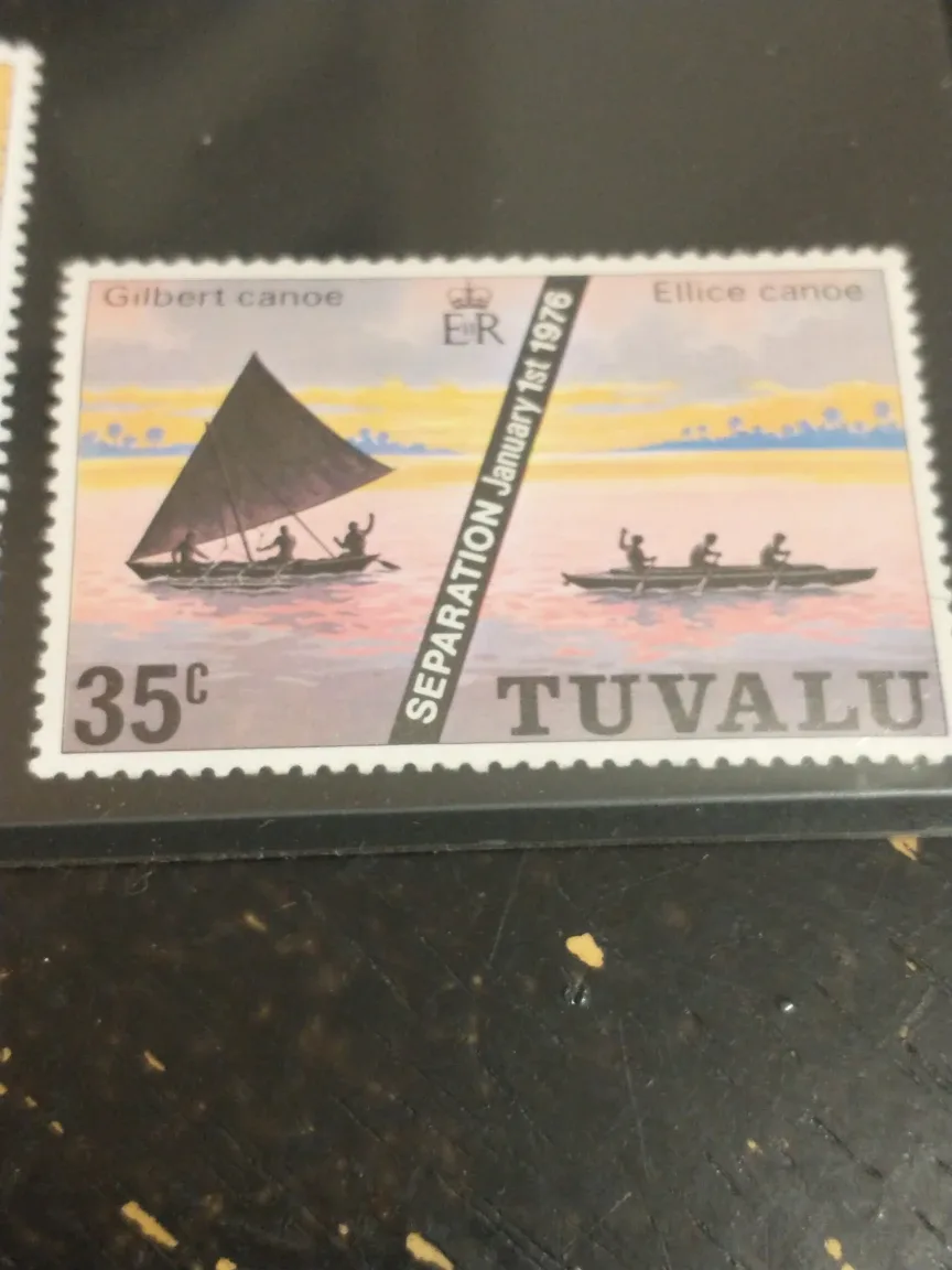 MNH 1976 Tuvalu stamp set #16-18 image indicator(4)