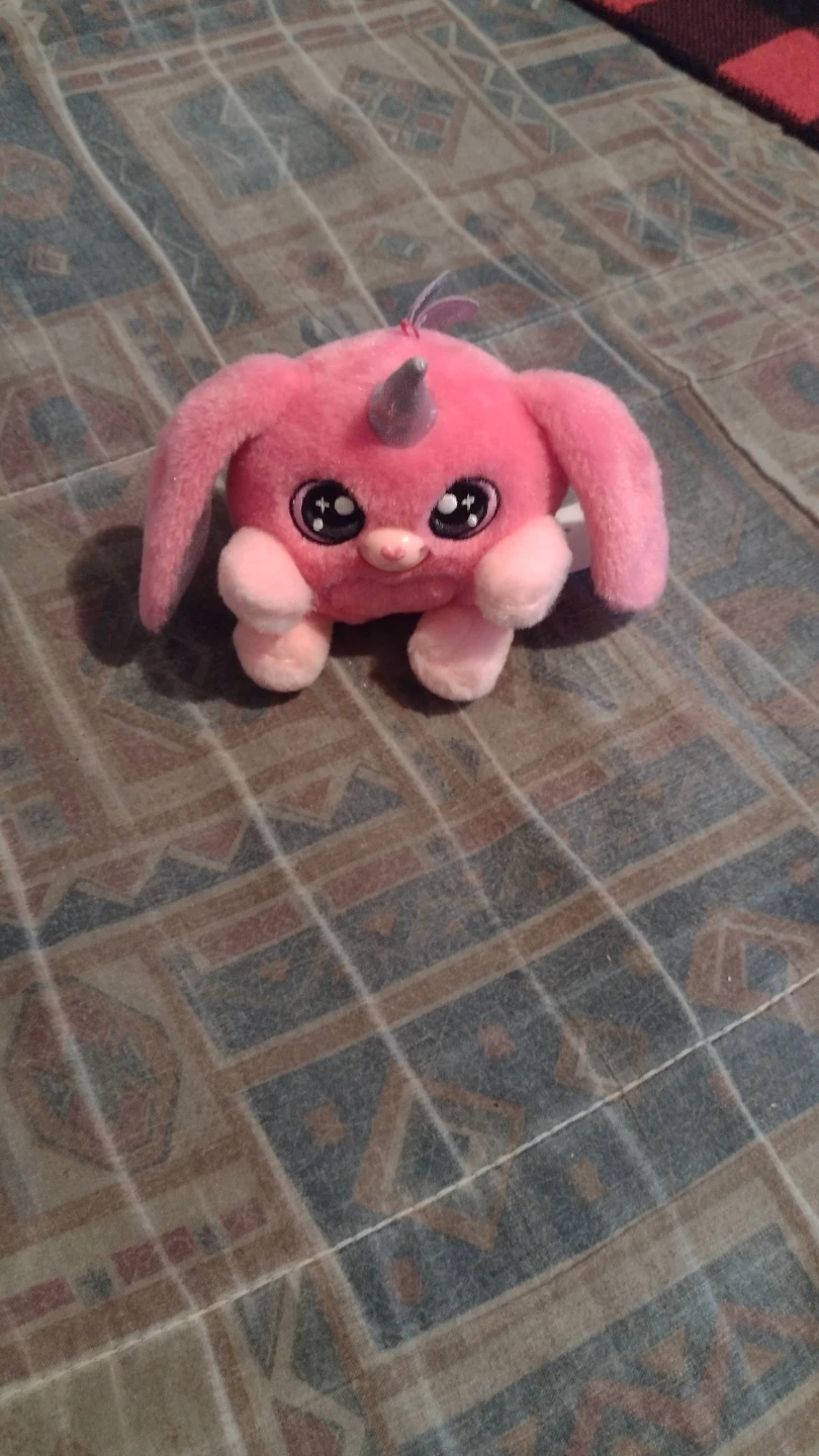 Pink Plush Unicorn Bunny