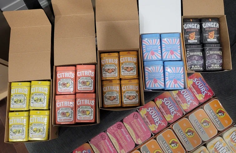 Variety of Mint Tins - Big Sky, Sunkist, Jones, Ello image indicator(6)