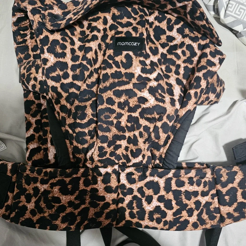 Momcozy Baby Carrier - Leopard Print