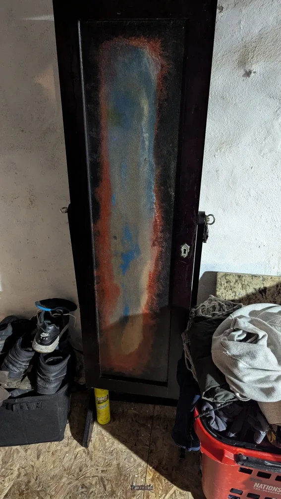 Dark Wood Framed Art Panel