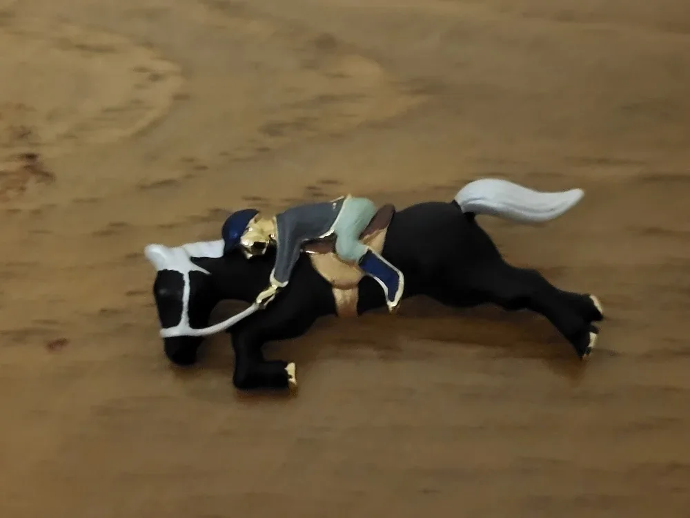 Horse and Jockey Brooch Pin image indicator(2)