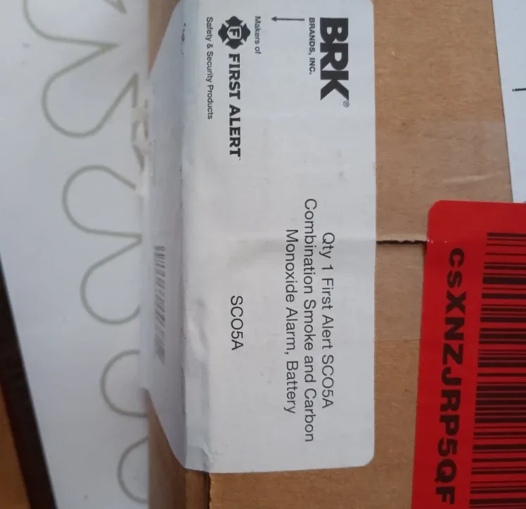 First Alert SCO5A Smoke & Carbon Monoxide Alarm - New! image indicator(3)