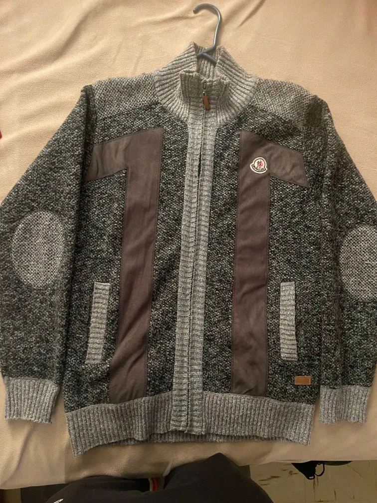 Moncler Gray Cardigan